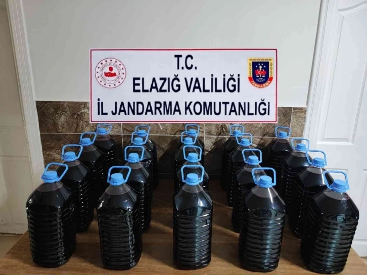 Elazığ’da 100 litre kaçak şarap ele geçirildi
