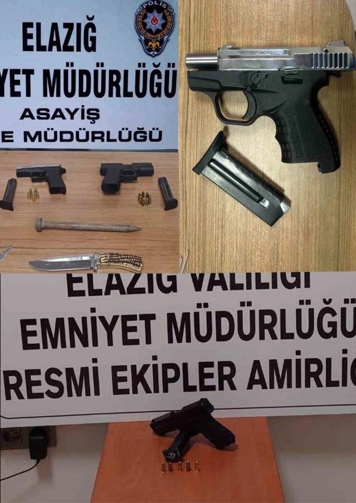 Elazığ’da aranan 9 şüpheli yakalandı
