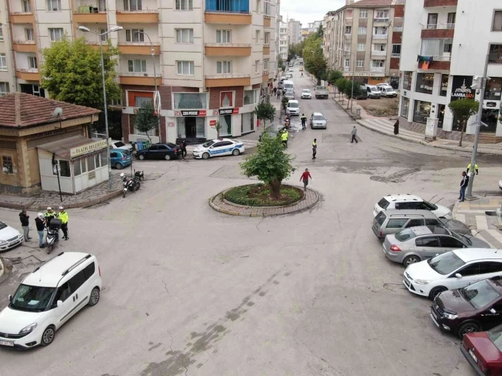 Elazığ’da dron destekli şok trafik denetimi
