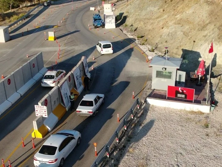 Elazığ’da dron destekli trafik denetimi
