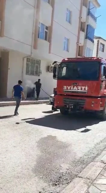 Elazığ’da ev yangını
