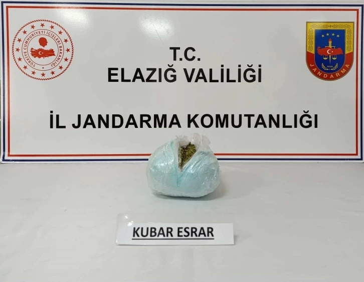 Elazığ’da  jandarma uyuşturucuya geçit vermiyor
