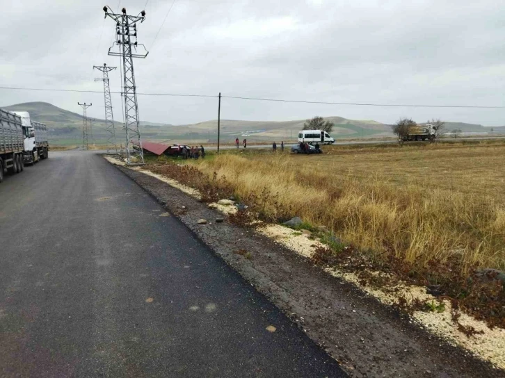 Elazığ’da trafik kazası:2 yaralı
