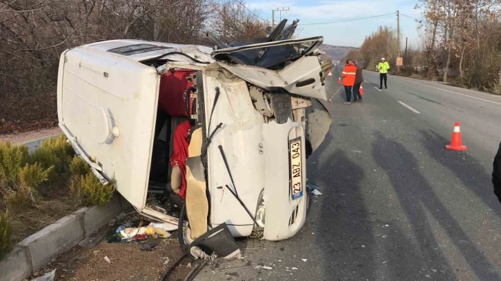 Elazığ’da trafik kazası: 4 yaralı
