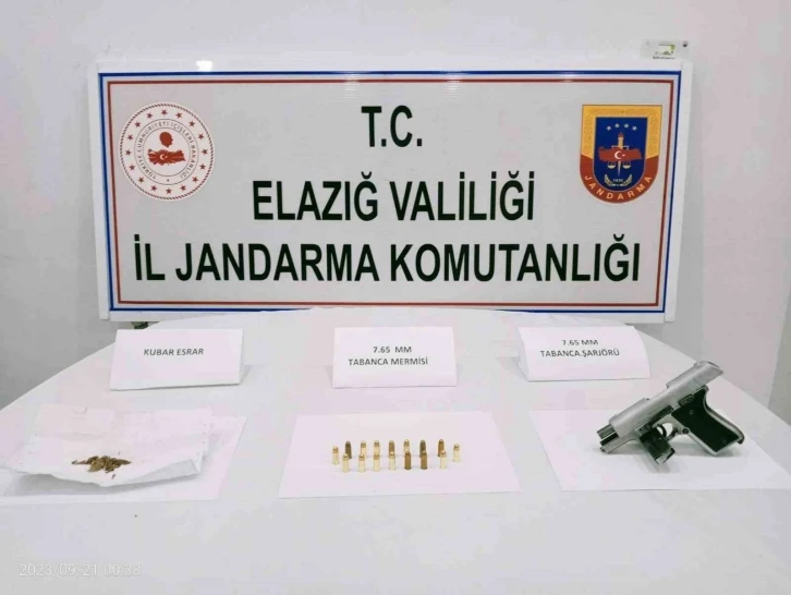 Elazığ’da uyuşturucuyla mücadele: 1 gözaltı
