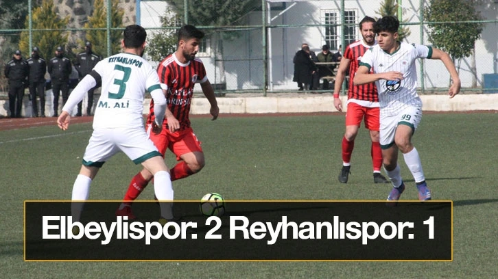 Elbeylispor: 2 Reyhanlıspor: 1