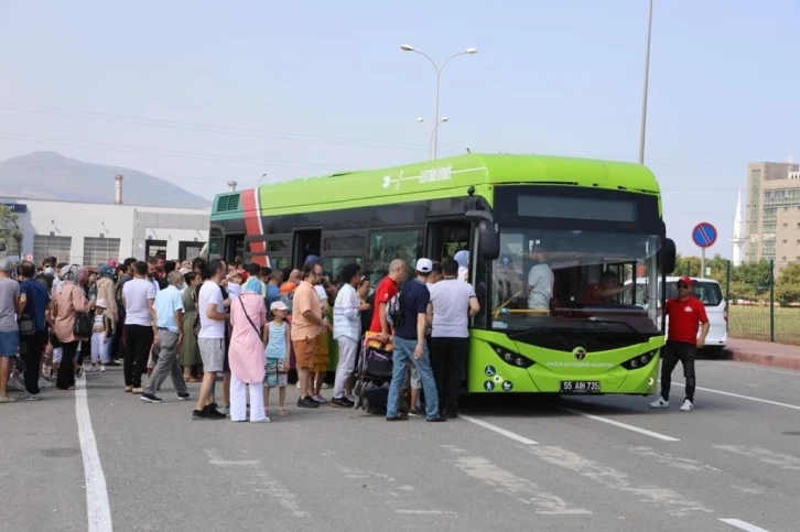 Elektrikli otobüsler ilk gün 9 bin 500 yolcu taşıdı
