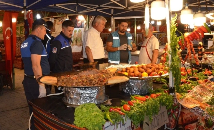 Emet festival alanında gıda denetimi
