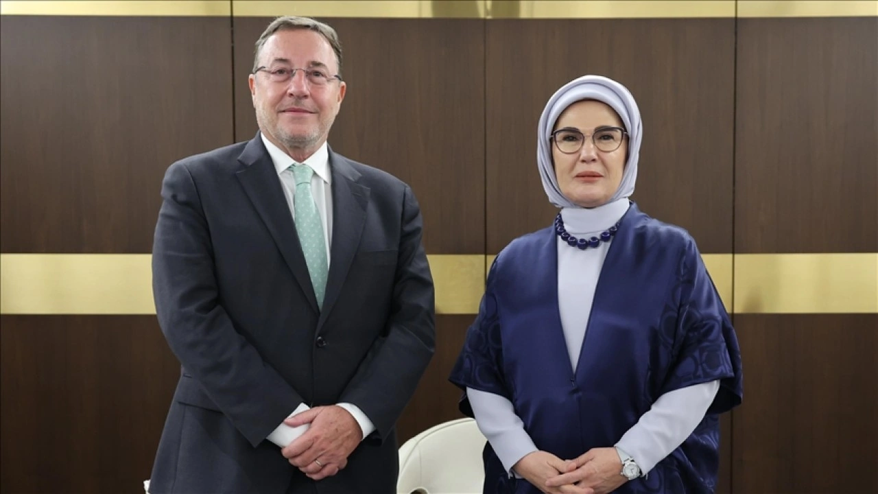 Emine Erdoğan, BM Kalkınma Programı İcra Direktörü Steiner ile görüştü