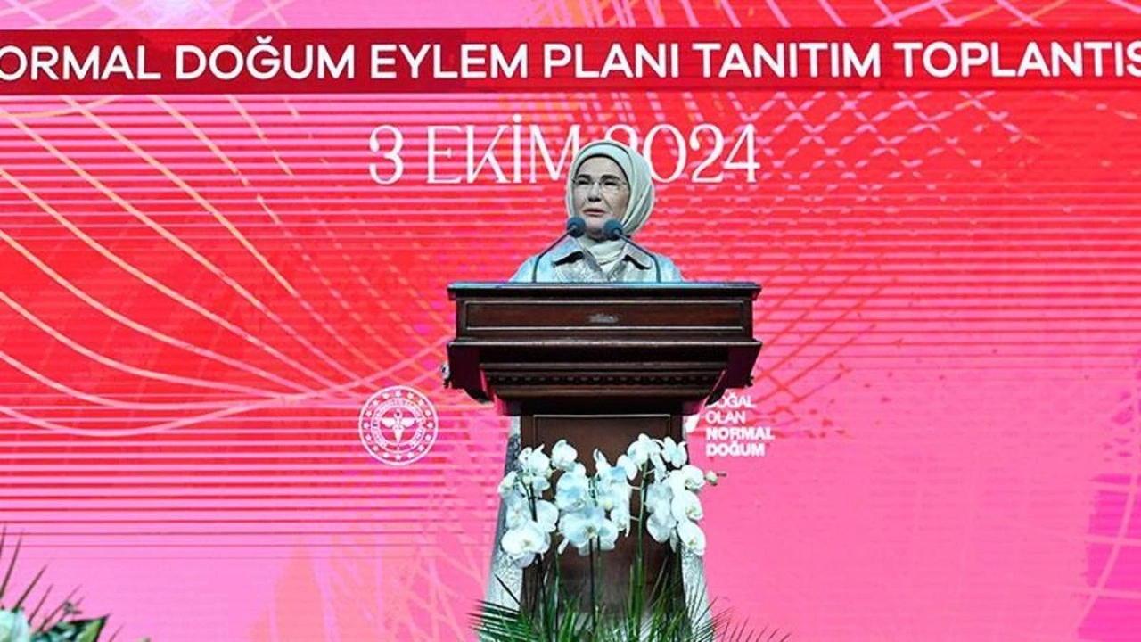 Emine Erdoğan'dan anne adaylarına 'normal doğum' çağrısı