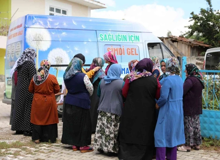 En uzaktaki kırsal mahallelere dahil giden Mobil Kanser Tarama Aracı hizmete girdi
