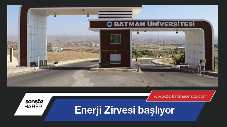 Enerji Zirvesi başlıyor