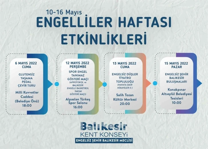 Engelliler Haftası etkinlikleri başlıyor
