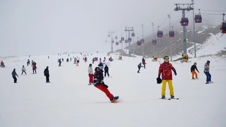 Erciyes otelleri sömestire dolu girdi
