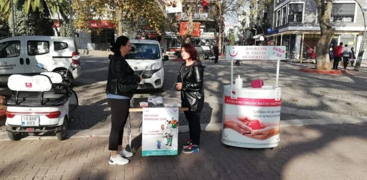 Erdek’te organ bağışı farkındalığı
