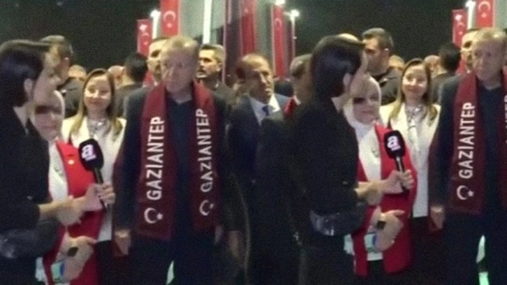 Erdoğan ve A Haber muhabiri arasında ilginç diyalog! 