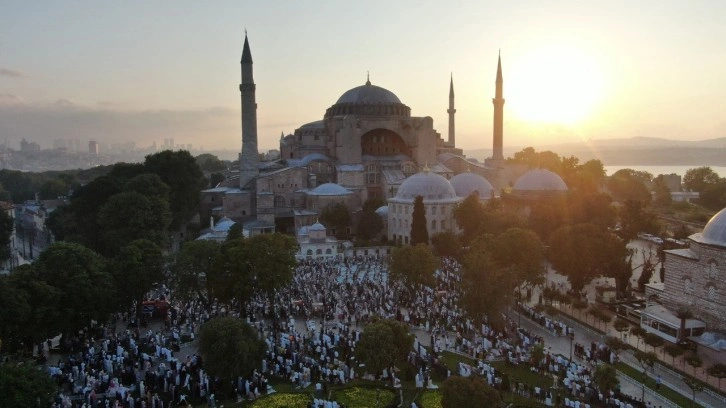 Erdoğan'dan Ayasofya Camii paylaşımı