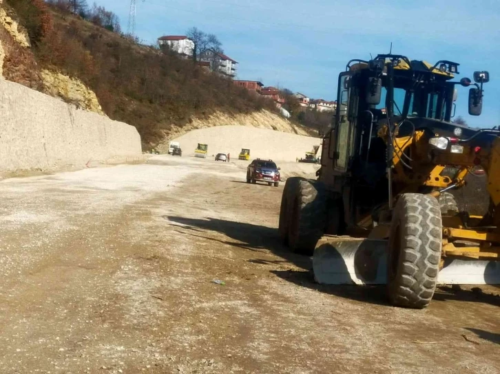 Ereğli-Devrek karayolunda çalışmalar hızlandı
