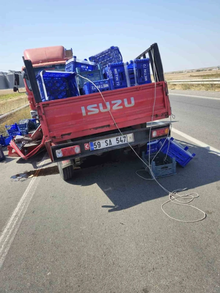 Ergene’de trafik kazası: 1 ölü
