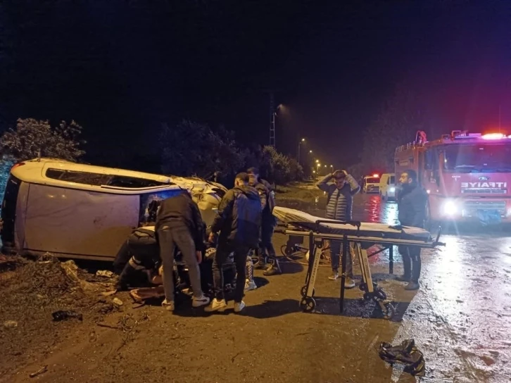 Erzin’de trafik kazası: 2 yaralı
