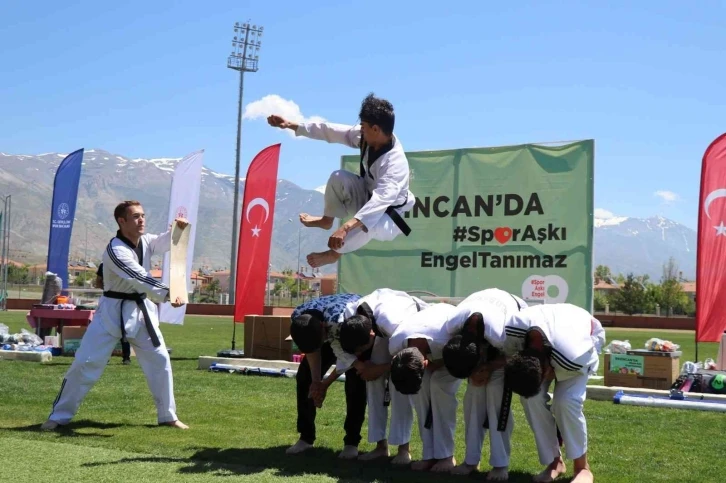 Erzincan’da “spor aşkı engel tanımaz”
