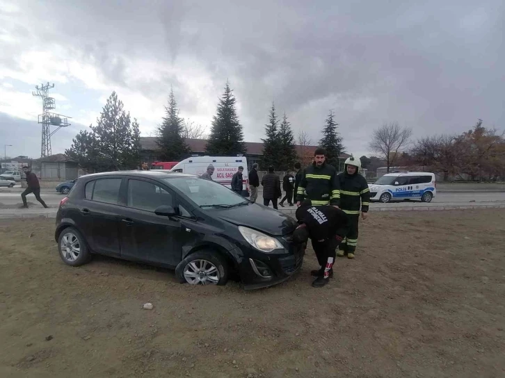 Erzincan’da trafik kazası: 2 yaralı
