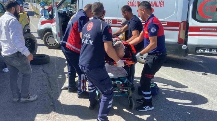 Erzincan’da trafik kazası: 2 yaralı
