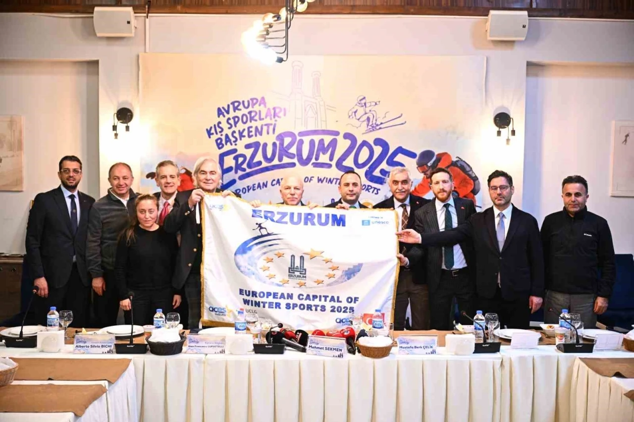 Erzurum’da ’2025 Avrupa Kış Sporları Başkenti’ coşkusu
