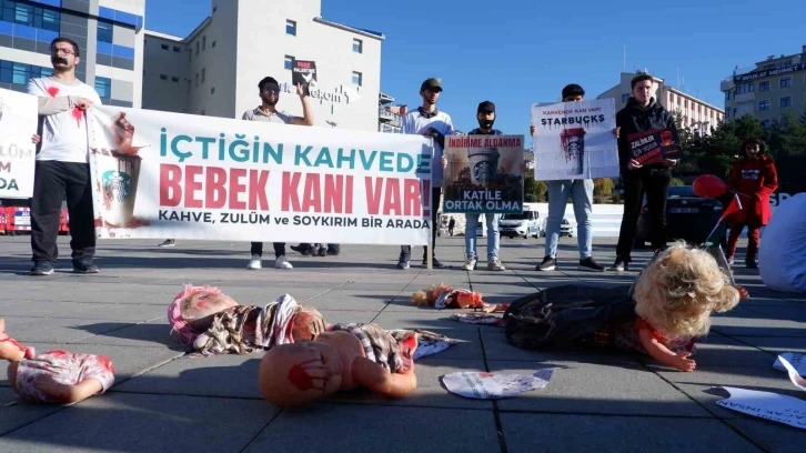 Erzurum’da Gazze için sessiz eylem
