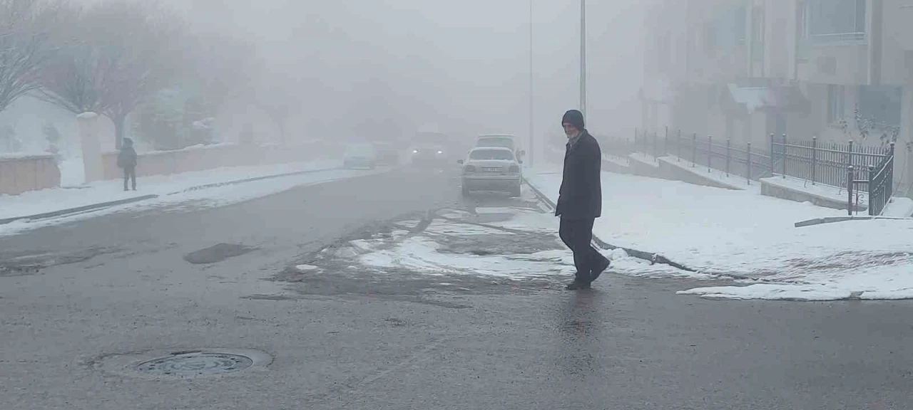 Erzurum sis ve kara teslim oldu
