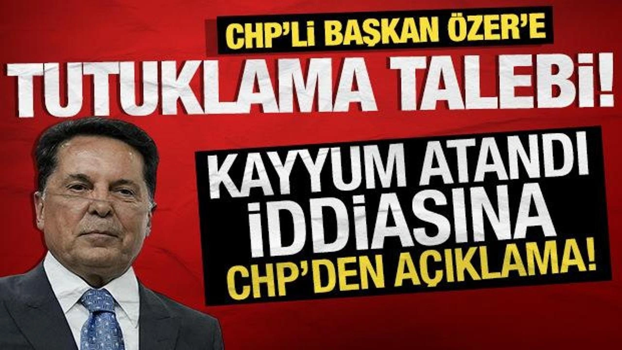 Esenyurt Belediye Başkanı Özer'e tutuklama talep edildi! Kayyum iddialarına yalanlama