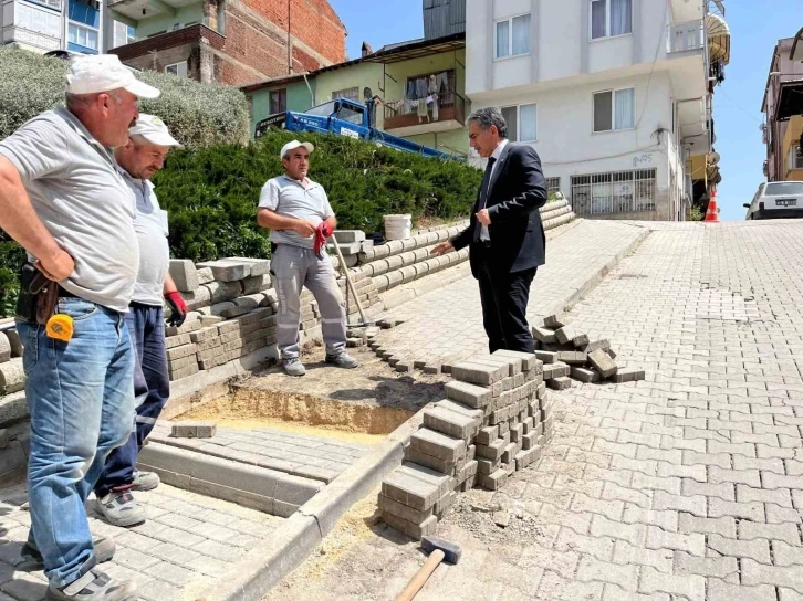 Eski İtfaiye Bayırına merdiven kolaylığı
