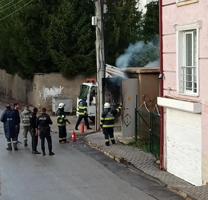 Eskişehir’de trafoda yangın
