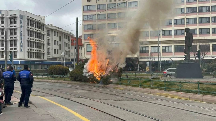 Eskişehir’de yangın
