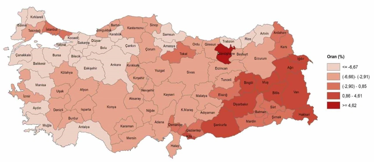 Eskişehir muhtemel eğitim süresinin en çok düşüş gösterdiği il oldu