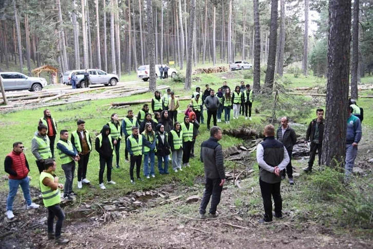 Eskişehir ormanları mühendis adaylarını ağırladı
