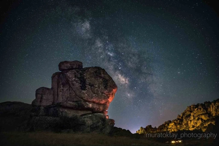 Eskişehirli fotoğrafçının objektifinden samanyolu karesi mest etti
