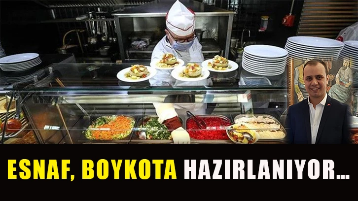 Esnaf, boykota hazırlanıyor…