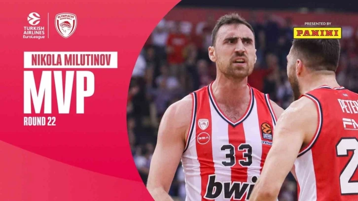 Euroleague’de haftanın oyuncusu Nikola Milutinov oldu
