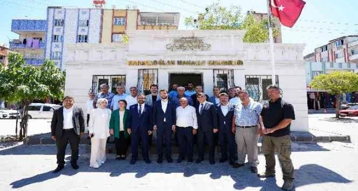 Fadıloğlu ile Yüksel, Karacaoğlan sakinlerini ziyaret ettiler