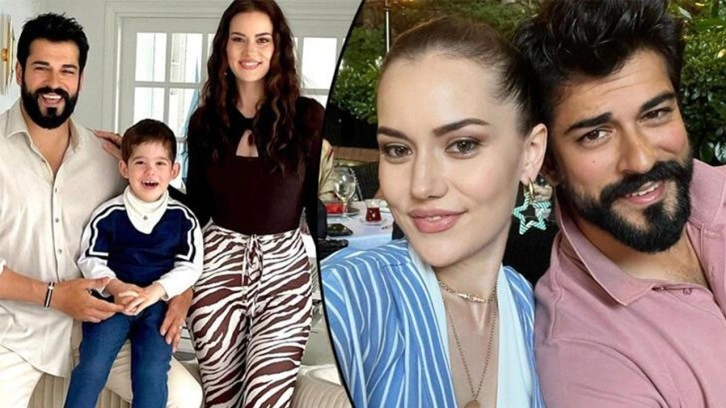 Fahriye Evcen ile Burak Özçivit’in fotoğrafındaki o detay dikkatlerden kaçmadı