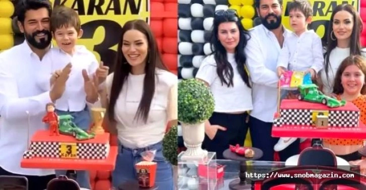 Fahriye Evcen ve Burak Özçivit'in Oğulları Karan 3 Yaşında