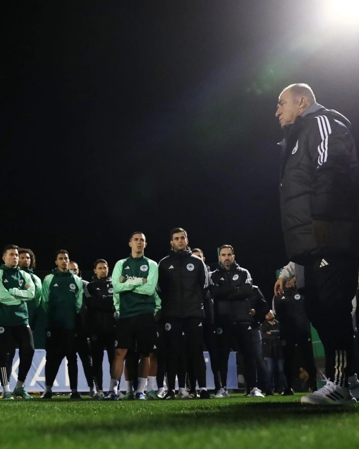 Fatih Terim, Panathinaikos ile ilk antrenmanına çıktı
