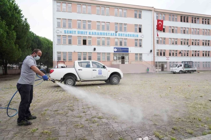 Fatsa’da Belediye ekipleri okulları yeni sezona hazırladı
