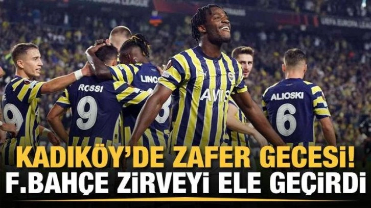 Fenerbahçe zirveyi ele geçirdi