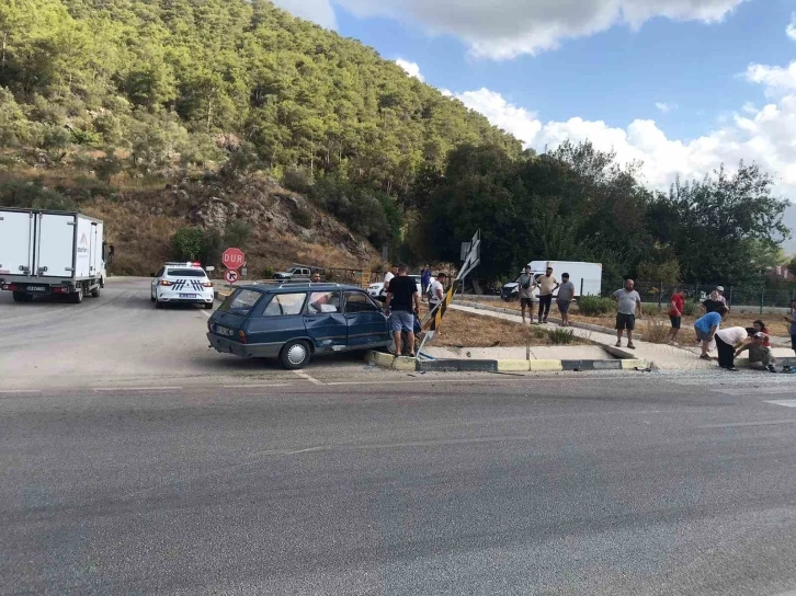 Fethiye’de trafik kazası: 2 yaralı
