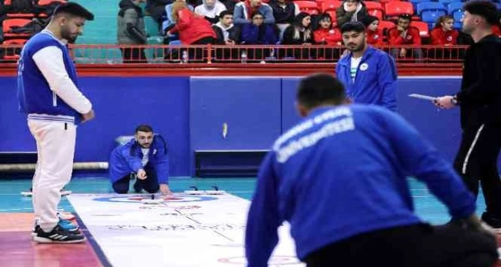 Floor Curlıng Ünilig Türkiye Şampiyonası GAÜN’de başladı