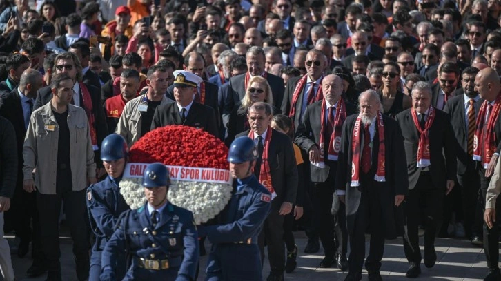 Galatasaray Kulübü, Anıtkabir'i ziyaret etti