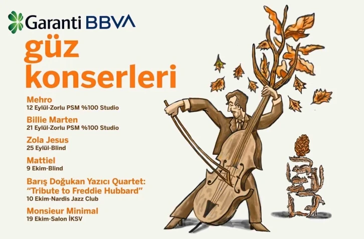 Garanti BBVA Güz Konserleri Eylül’de başlıyor
