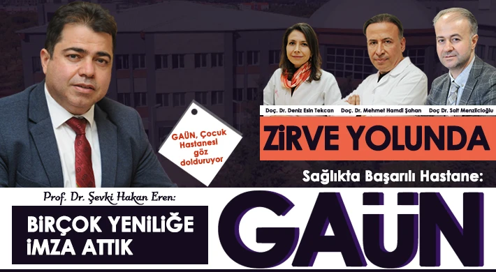 GAÜN Hastanesi ilklere imza attı 